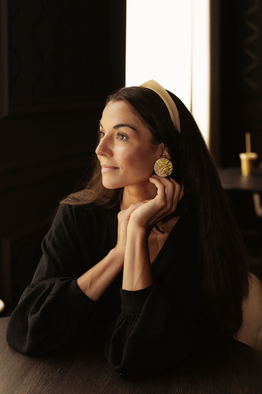 Moon earrings