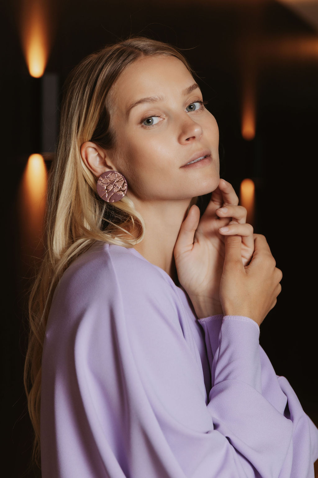 Moon earrings